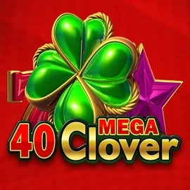40 Mega Clover by Amusnet Interactive, showcased at liraspincasino.eu – game logo