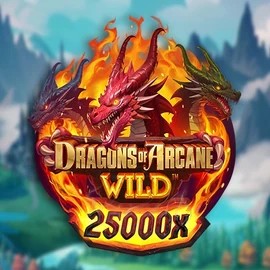 Dragons of Arcane Wild by Foxium, showcased at liraspincasino.eu – game logo
