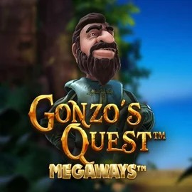 Gonzo's Quest Megaways online game logo by Red Tiger Gaming on liraspincasino.eu