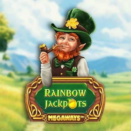 Rainbow Jackpots Megaways casino game by Red Tiger Gaming – featured logo at LiraSpin Casino